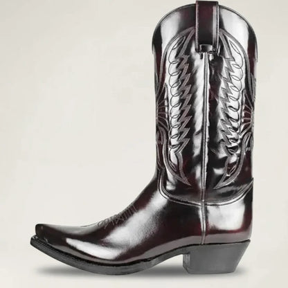 TEDDY Santiag Pour Homme - Yehaw | Marron Foncé