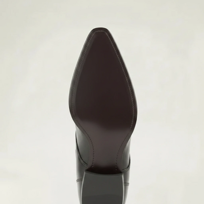 TEDDY Santiag Pour Homme - Yehaw | Marron Foncé