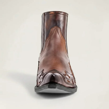 TOMMY Santiag Pour Homme - Yehaw | Marron